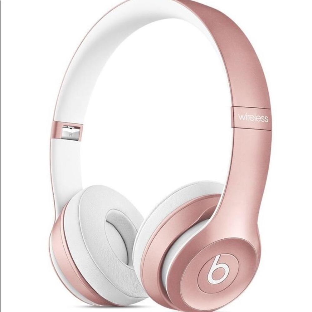 Beats Solo 2 Wireless Headphones Rose Gold